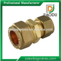 Forged Male Threaded Brass Compression Fitting Straight Reducing Coupler